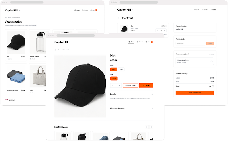 shop frontend
